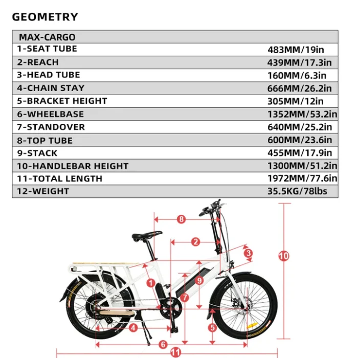 Eunorau MAX-CARGO e-BIKE