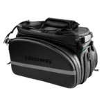 Description This Bike Trunk Bag is composed of non-woven fabric and waterproof zippers, making it wear- and dirt-resistant while cycling. It also features a revolutionary design with built-in aluminum foil insulation, allowing you to store hot and cold drinks for up to 5 hours. Features: Large Capacity: This bicycle trunk bag has plenty of room for storing your bike tools, a change of clothes, and a few other necessities. Before expansion: 10L After expansion: 35L Humanized Design: The main compartment is padded all around to make your belongings well-protected. Easy to Install: With velcro quick release design, can be easily and securely mounted on all types of bikes. Security Protection: Reflective strips on both side panniers to ensure your safety in the dark. Fully Waterproof: Made of 1000D polyester material, this bike pannier is super durable and fully waterproof, as well as anti-tear, wear-resistant, and heat-resisting, protecting your items perfectly.